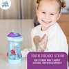 The First Years Disney 12oz The Little Mermaid Ariel Spill Proof Flip Top Toddler Sippy Straw Water Bottle - 3 of 4