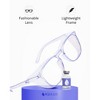 Impresa 2 Pack Stylish Safety Glasses Goggles Scratch Resistant Blue Light Glasses for Women, Clear/Blue - 3 of 3