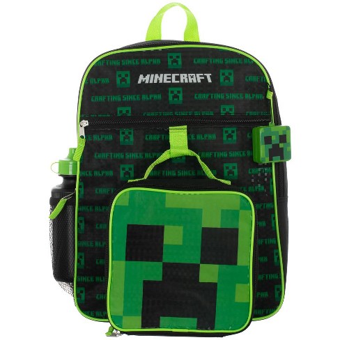 Kids Minecraft Backpack 4-piece Combo School Supplies : Target