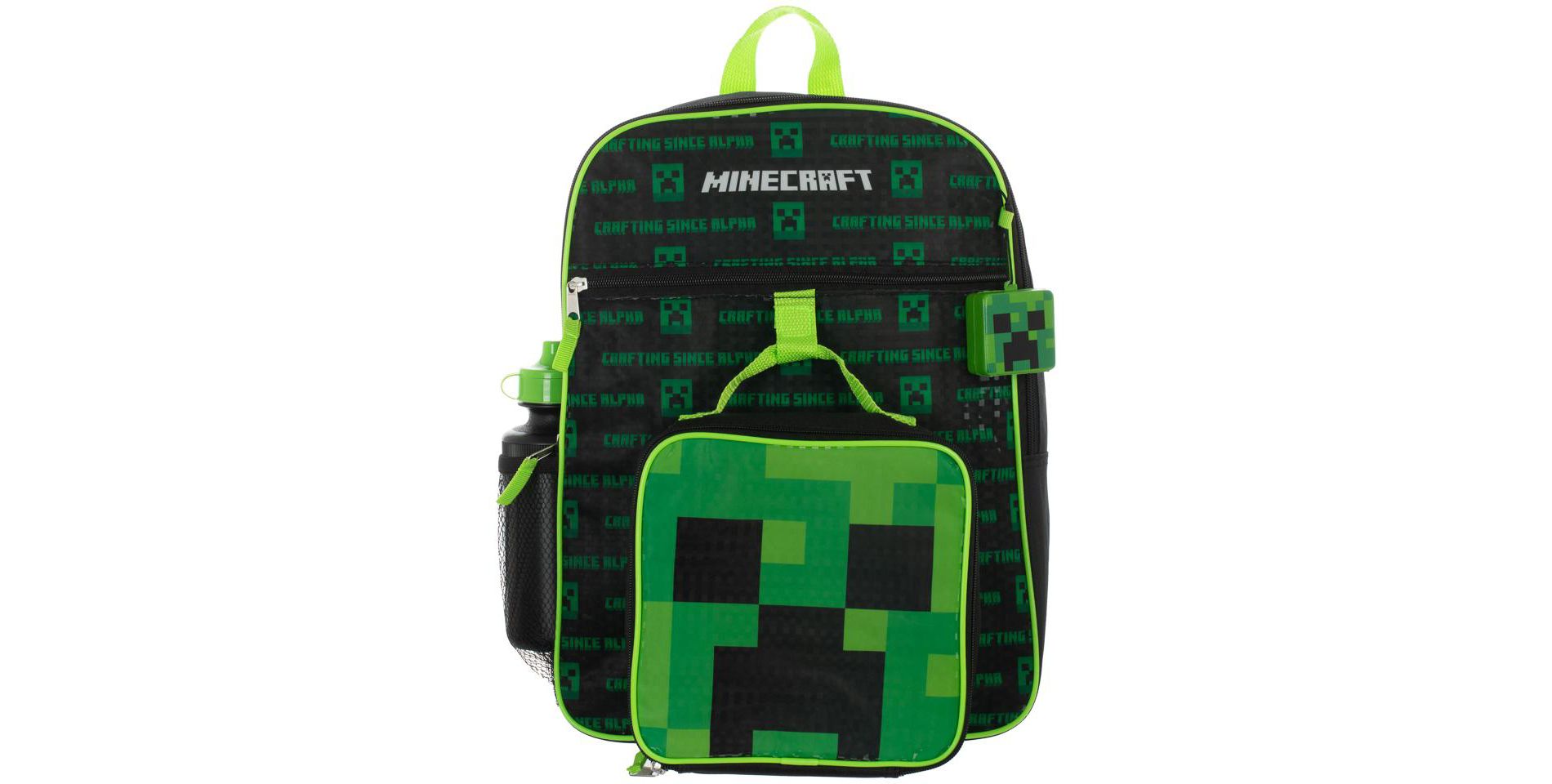 Kids Minecraft Backpack 4-Piece Combo School Supplies