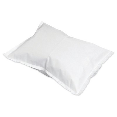 McKesson Pillowcase Standard 21 x 30" Disposable White Fabricel® 18-9355 100 Ct