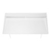 PAGED Contemporary Computer Desk, Versatile Home Office Desk with Storage Shelves, Writing Desk for Living Room, Home Office - 3 of 4