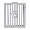 Trimate Wooden Free Standing Pet Gate for Small Dogs and Cats, Grey - 4 of 4
