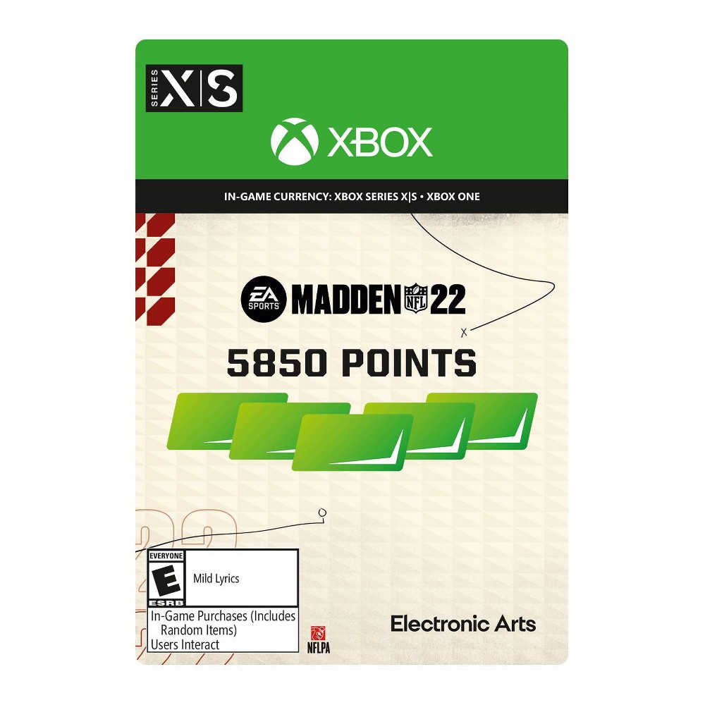 Photos - Game Madden NFL 22: 5850 Points - Xbox Series X|S/Xbox One (Digital)
