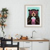 Stupell Industries Bear And Bubble Tea Framed Print Under Glass Art - 3 of 4