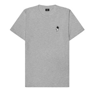 Dalix Astronaut Embroidered Relaxed Heavy Soft Cotton T Shirt Mens - 1 of 4