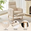 GustoWave Rocking Chair Nursery Chair with Foot Rest, Nursery Rocking Chairs with High Back, Glider Rocking Chair for Living Room - 4 of 4