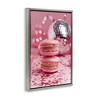 Stupell Industries Pink Macaron Disco Floating Frame Canvas Art - 2 of 4