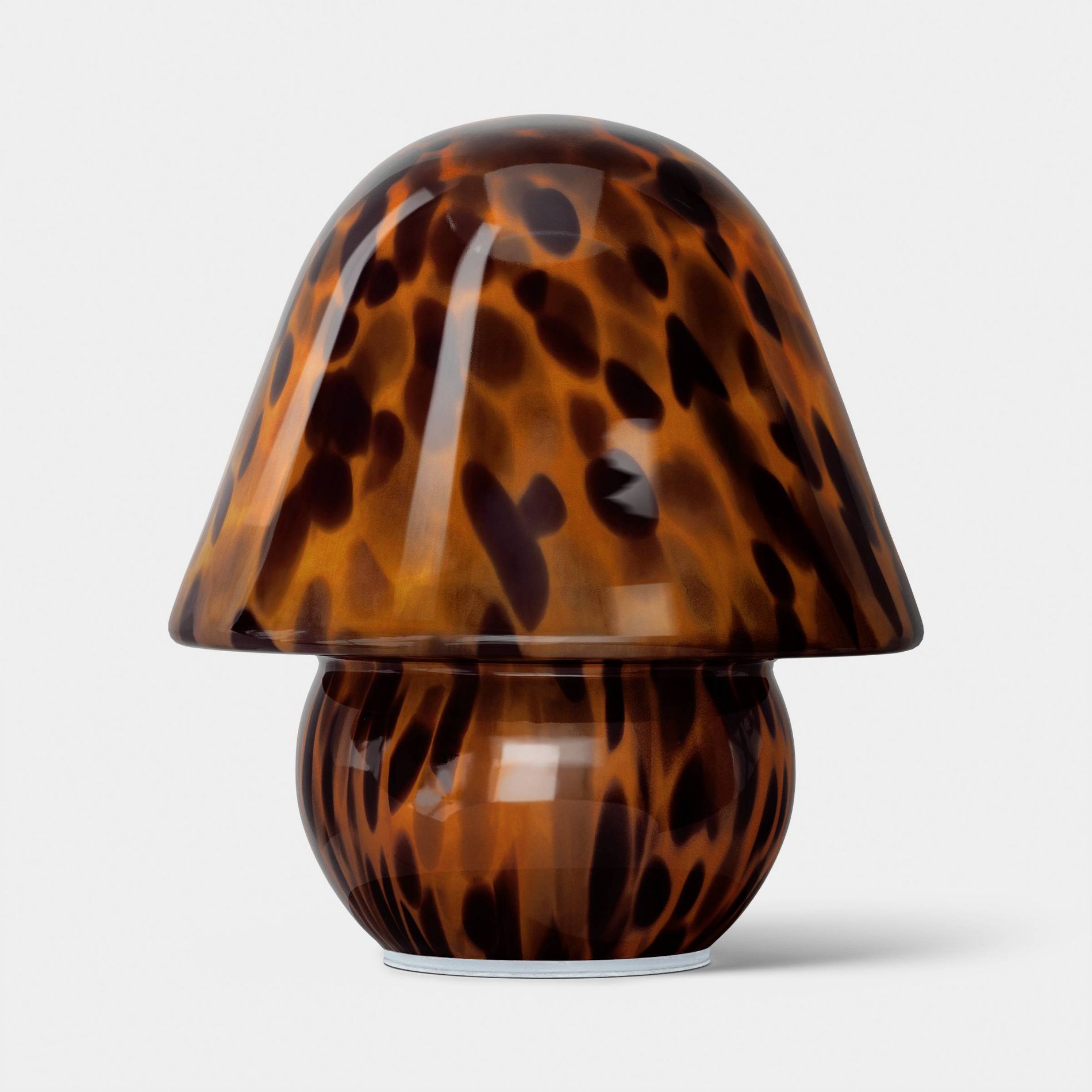 Trend Glass Table Lamp Tortoise Brown - Room Essentials™