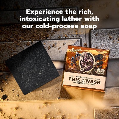 DR. SQUATCH Men's All Natural Bar Soap - This is the Wash - 5oz