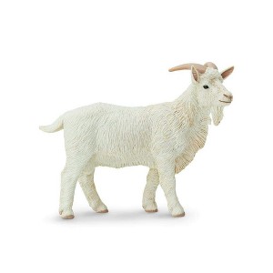 White Billy Goat Farm Animal Figure by Safari Ltd 160429 - 1 of 1