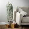 40"H Sullivans Artificial Draping Snowy Pine Christmas Tree, Green-White, Indoor Christmas Decor - 3 of 3