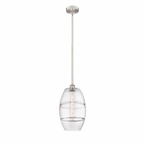 Vaz - 1 Light Stem Hung Mini Pendant In Industrial Style-18 Inches Tall and 10 Inches Wide - 1 of 1