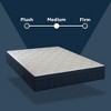 NicBex 12 Inch Hybrid Memory Foam Mattress for a Cool Sleep,Fiberglass Free,Medium Feel Mattresses,White+Blue - 2 of 4