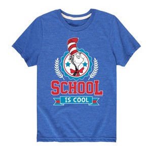 Boys' - Dr. Seuss - Cat In The Hat School Is Cool Short Sleeve Graphic T-Shirt - 1 of 4