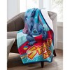 Disney Sitich Blanket Stitch 626 Double Sided Silk Touch Lap Throw Blanket 46" x 60" Multicolored - 2 of 4