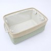 Unique Bargains Fabric Collapsible Storage Organizer Basket with Handles - 3 of 4