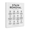 Stupell Industries Laundry Stain Removal Guide Helpful Symbols Chart Canvas Art - 2 of 4
