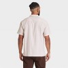 Men's Short Sleeve Slub Camp Button-Down Shirt - Goodfellow & Co™ - 2 of 3