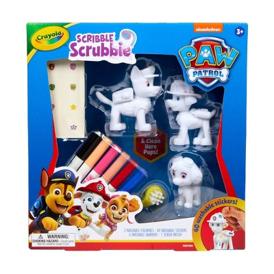 Crayola 3ct Scribble Scrubbie Paw Patrol