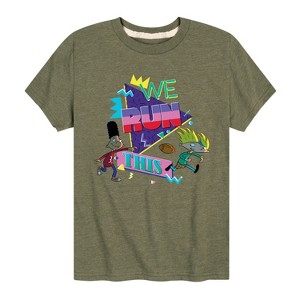 Boys' - Hey Arnold! - Retro Arnold and Gerald Short Sleeve Graphic T-Shirt - 1 of 4