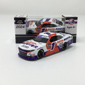 Sam Mayer 2024 Roto-Rooter 1:64 NASCAR Diecast Action - 1 of 2