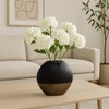Ceramic Vase for Living Room Decor - Decorative Flower Vase for Home Decor, Bedroom Accent, or Office Display - 2 of 4