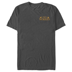 Men's Lion King No Worries Embroidered T-Shirt - 1 of 4