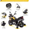 12V 7AH Ride On Motorcycle, Licensed BMW Kids Motorcycle, High/Low Speed, EVA Tire, LED Headlights, for Boys and Girls - 2 of 4