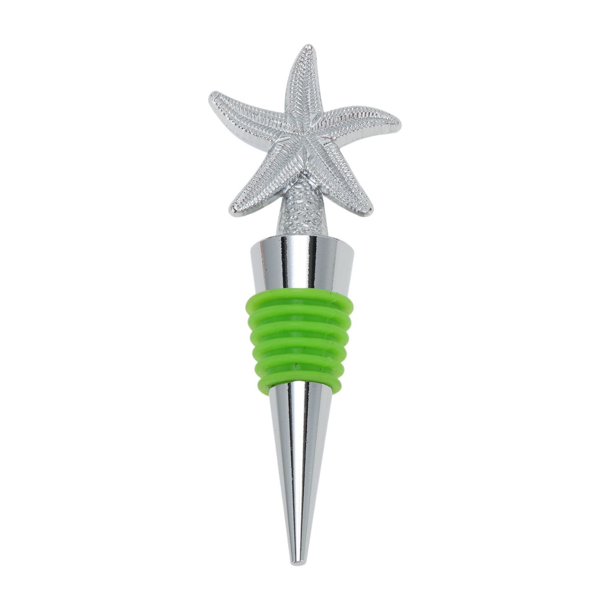 Unique Bargains Silicone Ring Starfish Stopper Aluminum Alloy TPE 4.06"x1.50"x0.79" 1 Pc