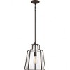Quoizel Lighting Haverford 1 - Light Pendant in  Rustic Black - 3 of 3