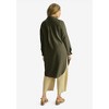 Jessica London Women's Plus Size Linen Mega Tunic - 3 of 4