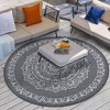 Outdoor Rug Reversible Patio Rug Plastic Straw Rug Waterproof Lightweight Rug - 2 of 4