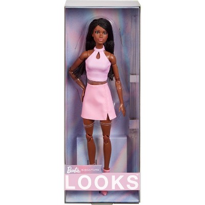 Barbie Looks No. 21 Collectible Doll with Black Braids and Modern Y2K Fashion