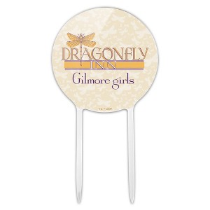 Gilmore Girls Dragonfly Inn Acrylic Cake Topper - 1 of 4