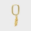 Bijoux Sport by Luv Aj MLB Gold Logo Huggie Earrings - 2 of 3