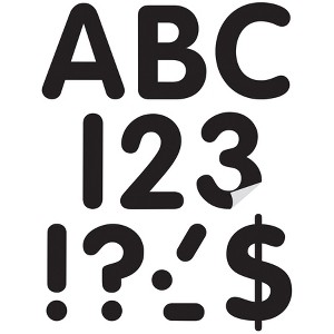 Teacher Created Resources® Black 4" Classic Self-Adhesive Letters Uppercase, 108 Pieces - 1 of 3