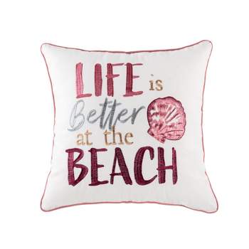 C&F Home Better At The Beach Pillow