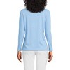 Lands' End Women's Relaxed Supima Cotton Long Sleeve V-Neck T-Shirt - 2 of 3