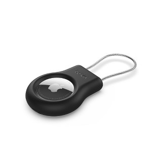 Belkin Secure Holder with Wire Cable for AirTag Black MSC009btBK - 1 of 4