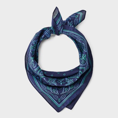 Women's Bandana Scarves - Universal Thread™ Navy Blue