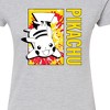 Women's - Pokémon - Tie Dye Pikachu Fitted Graphic T-Shirt - 2 of 3
