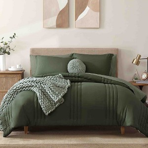 BAGOKIE 7 Pieces Bed in a Bag Comforter Set for All Season - 1 of 4