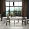 Lirago Extendible Rectangular Dining Table Multifunctional Console Desk 30.71"H x 20.08"D x 35.43"W Brown - 2 of 4