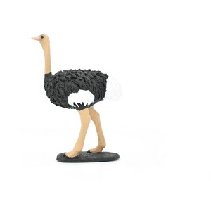 Collectible Wildlife Gifts | Ostrich, Bird, Museum Quality Rubber Reproduction, Hand Painted Figurines       5"     CH157 B249 - 1 of 4