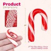 4E's Novelty 240 Pack Christmas Mini Individually Wrapped Candy Canes, Red and White Peppermint Candy Canes, Treats for Holiday Stockings - 3 of 4
