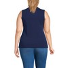 Lands' End Women's Sleeveless Polished Essentials Mock Neck Top - 2 of 3