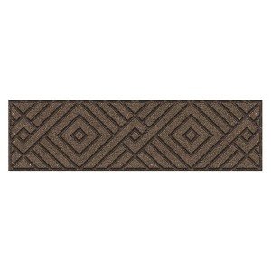 Garden Central 4 Pack 10 x 36" Diamond Weave Stair Tread Decorative Stepping Panels, Brown - Outdoor Yard Decoration Kit for Gardening and Landscaping - 1 of 4
