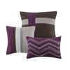 Gracie Mills Kimberly 7-Piece Contemporary Microsuede Comforter Set - 4 of 4
