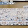 Area Rug - Washable Low Pile Indoor Carpet with Non-Slip Backing Stain Resistant Floor Cover for Living Room Bedroom Office Dining Room - 4 of 4